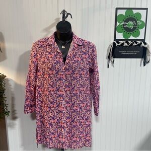 Frank & Eileen tunic shirt dress women’s large